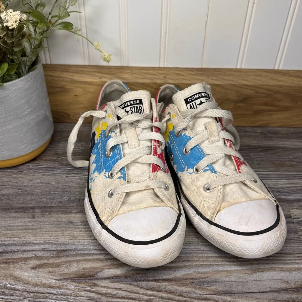 Converse All Stars Chuck Taylor Junior Map Globe Travel Classic Sneaker Junior 3